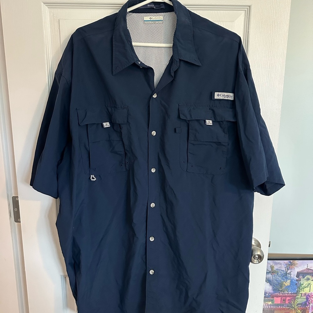 Columbia Dark Blue Bahama Shirt